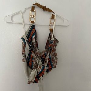 Fashion nova tieback top